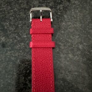 Tom Ford Red Leather Watch Strap 21’